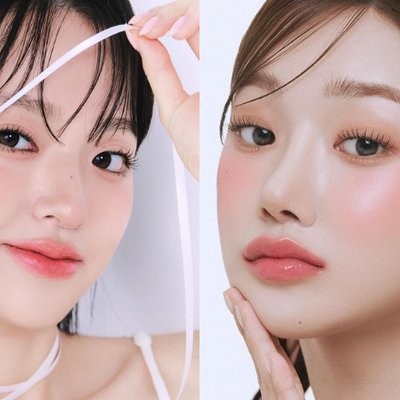 Xu hướng trang điểm đôi má ửng hồng.