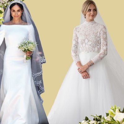 Xu hướng thời trang cưới lấy cảm hứng từ váy cưới của Chiara Ferragni và Meghan Markle