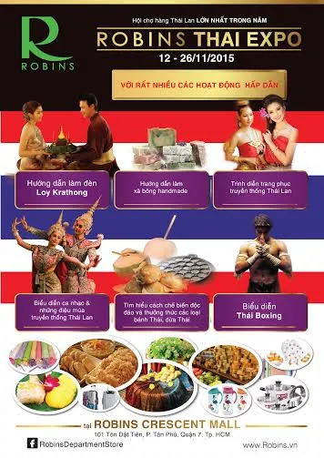 Chương trình là sáng kiến của Trung tâm mua sắm Robins trong việc tạo nên cầu nối gắn kết các thương hiệu Thái Lan với người tiêu dùng Việt Nam