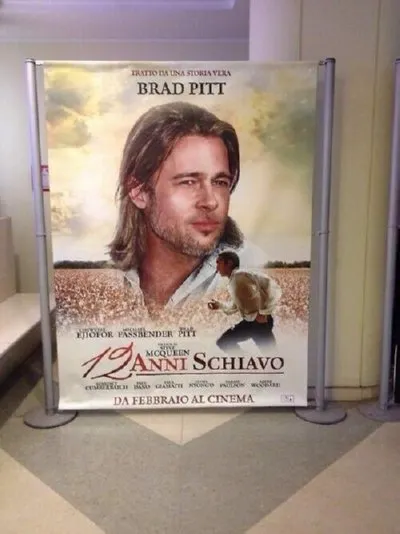 Poster mới của phim 12 years a slave tại Ý gây tranh cãi 
