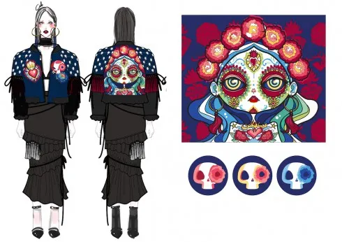 Sự kiện tốt nghiệp của sinh viên ngành thiết kế thời trang trường Đại học Hoa Sen 9. Duy