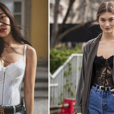 cách phối áo corset đẹp mùa hè 2020