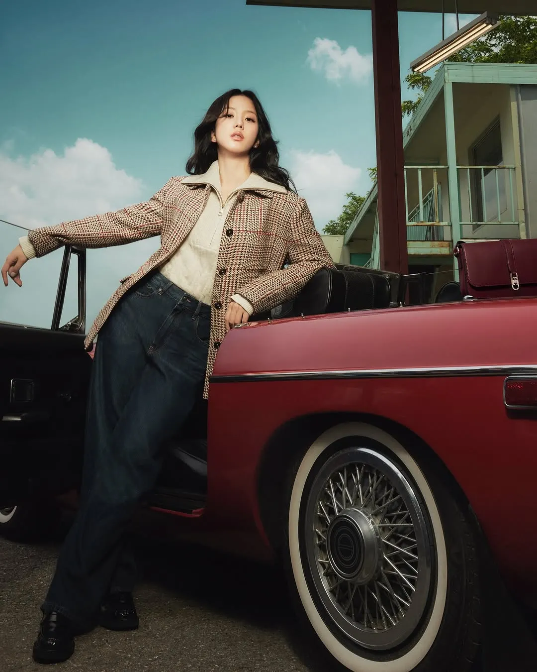 sooyaaa__ quần jeans đậm màu 