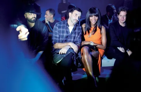 NTK Ricardo Tisci, Naomi Campbell và NTK Christopher Kane tại show Prada