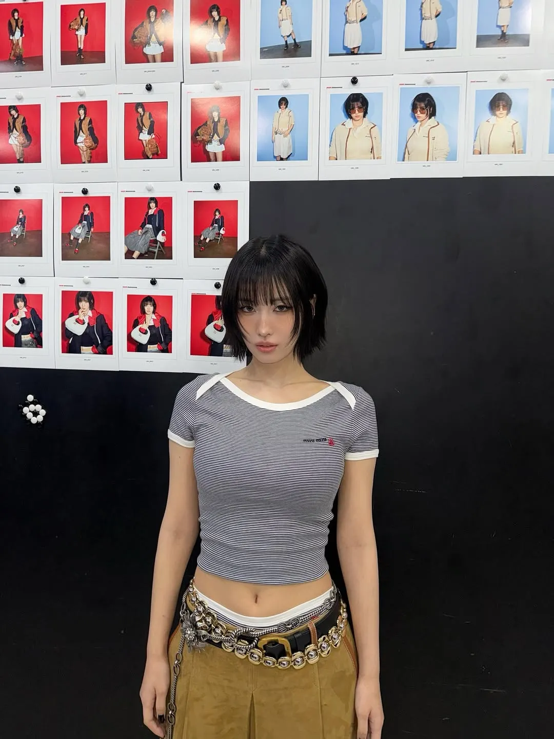 momo tóc ngắn