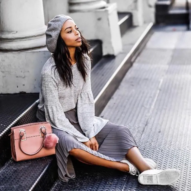 Học hỏi những hot girl Instagram xu hướng thời trang mũ nồi beret