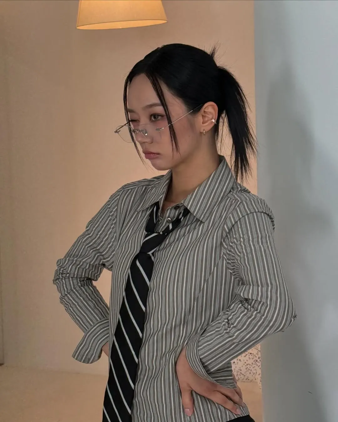 hyeri_0609 sơ mi cotton