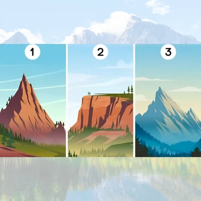 Bài trắc nghiệm hình ảnh ngọn núi bạn chọn tiết lộ điều người khác nghĩ về bạn.