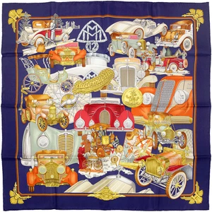 Các hoa văn tuyệt đẹp trên chiếc khăn lụa Hermes nghìn đô 1996 - Automobile, Joachim Metz