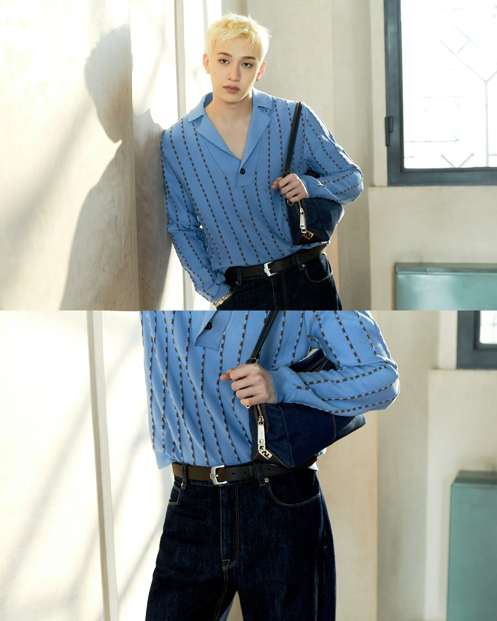 Bang Chan trong chiến dịch FENDI Pre-Collection Thu/Đông 2026