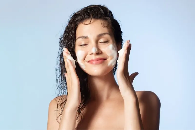 rửa mặt chăm sóc da 