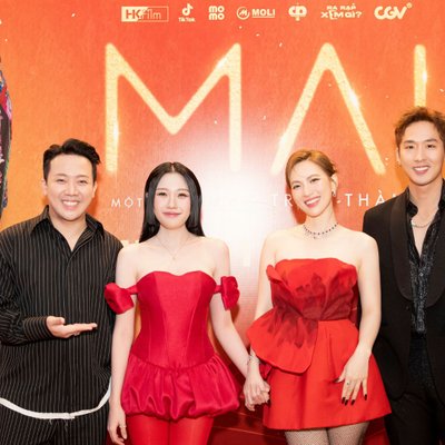 trấn thành và các diễn viên phim mai