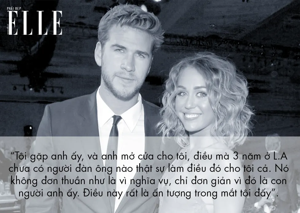 Miley Cyrus và 12 lời "thú tội" ngọt ngào dành cho người tình Liam Hemsworth