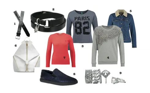 phu kien ket hop chan vay midi jeans