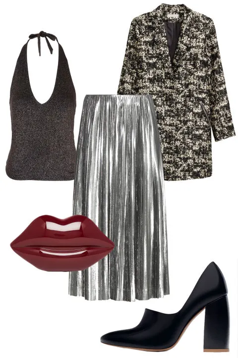 Váy ánh kim (mytheresa.com) - <mark class=