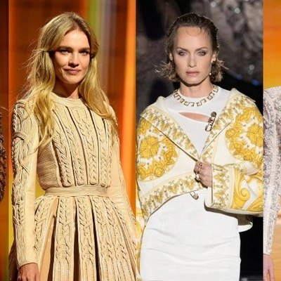 Người mẫu Balmain show 2022