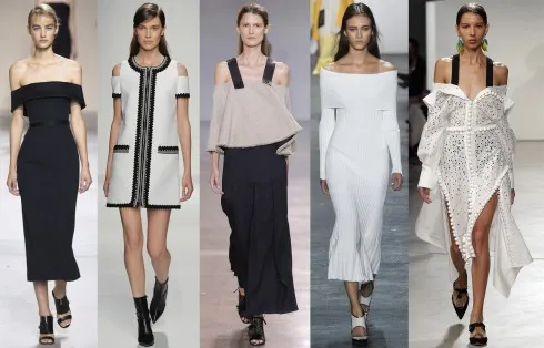 TỪ TRÁI QUA: Boss, Andrew Gn, Edun, Prabal Gurung, Proenza Schouler.