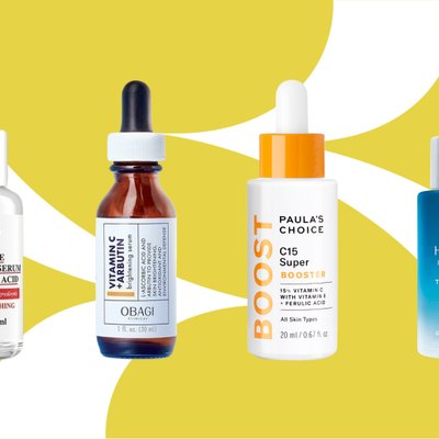 làm trắng da - 4 chai serum của thương hiệu Kielh's, Obagi, Paula's Choice và Hada Labo
