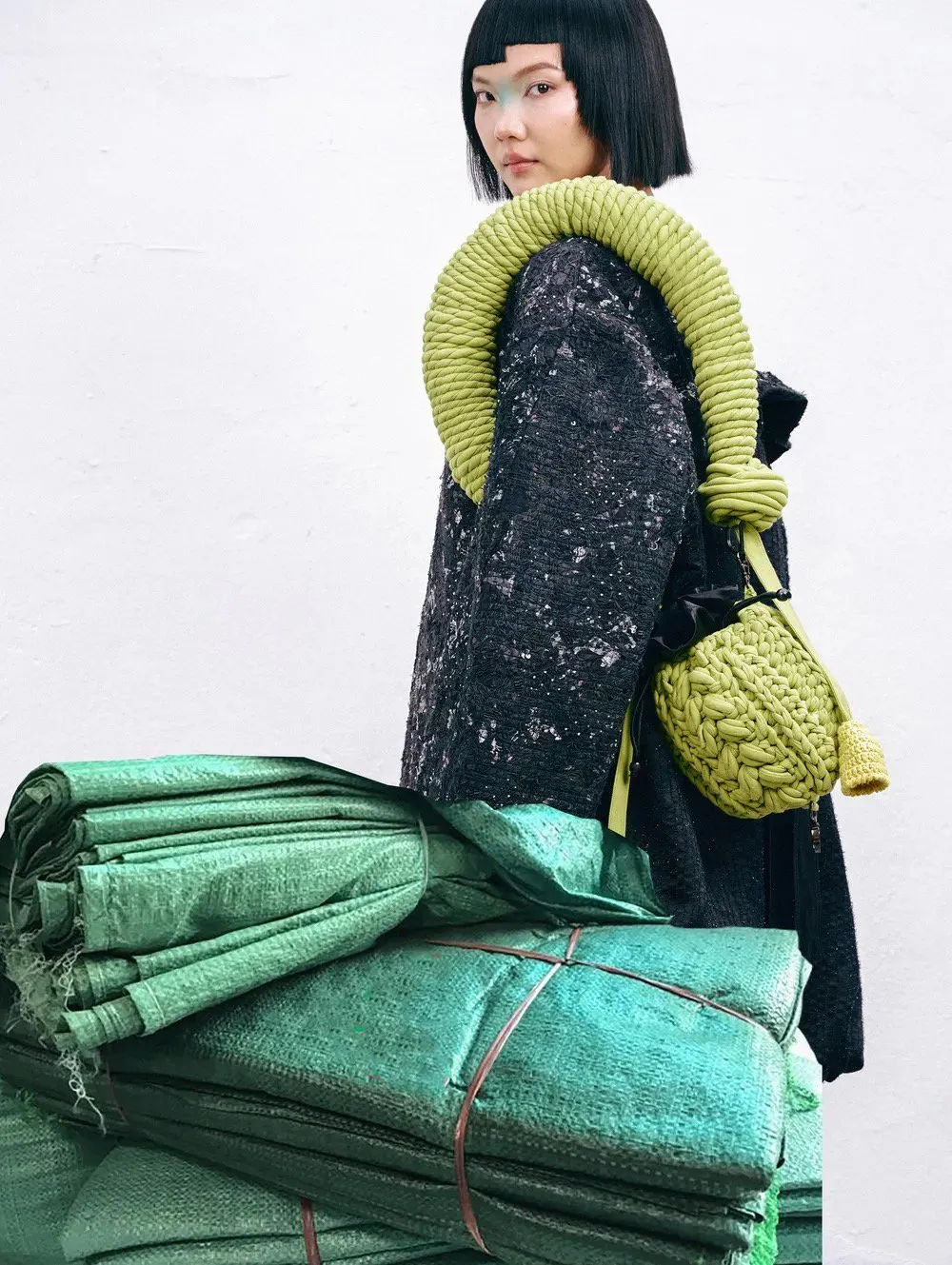 NTK Ngô Hoàng Kha cùng thương hiệu KHAAR đã giới thiệu BST mới mang tên “RICE / Rise: từ Đồng lúa đến Pixels”