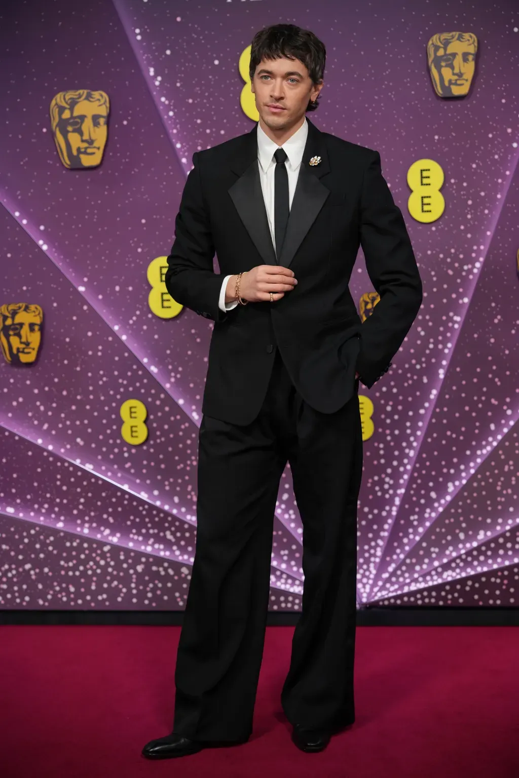 Tom Blyth tại lễ trao giải BAFTA