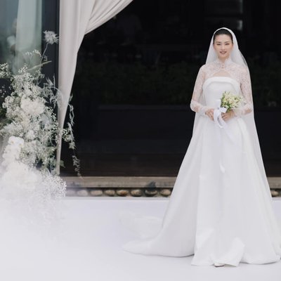 xu hướng váy cưới của cô dâu Việt