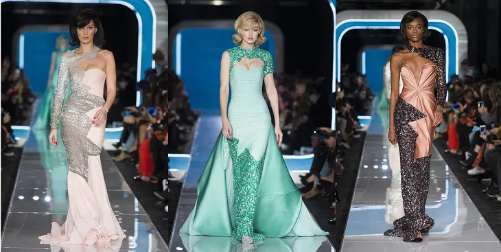 ELLE Việt Nam - Moschino nhân bản Jackie Kennedy tại sân khấu runway Milan Fashion Week 2018 (14)