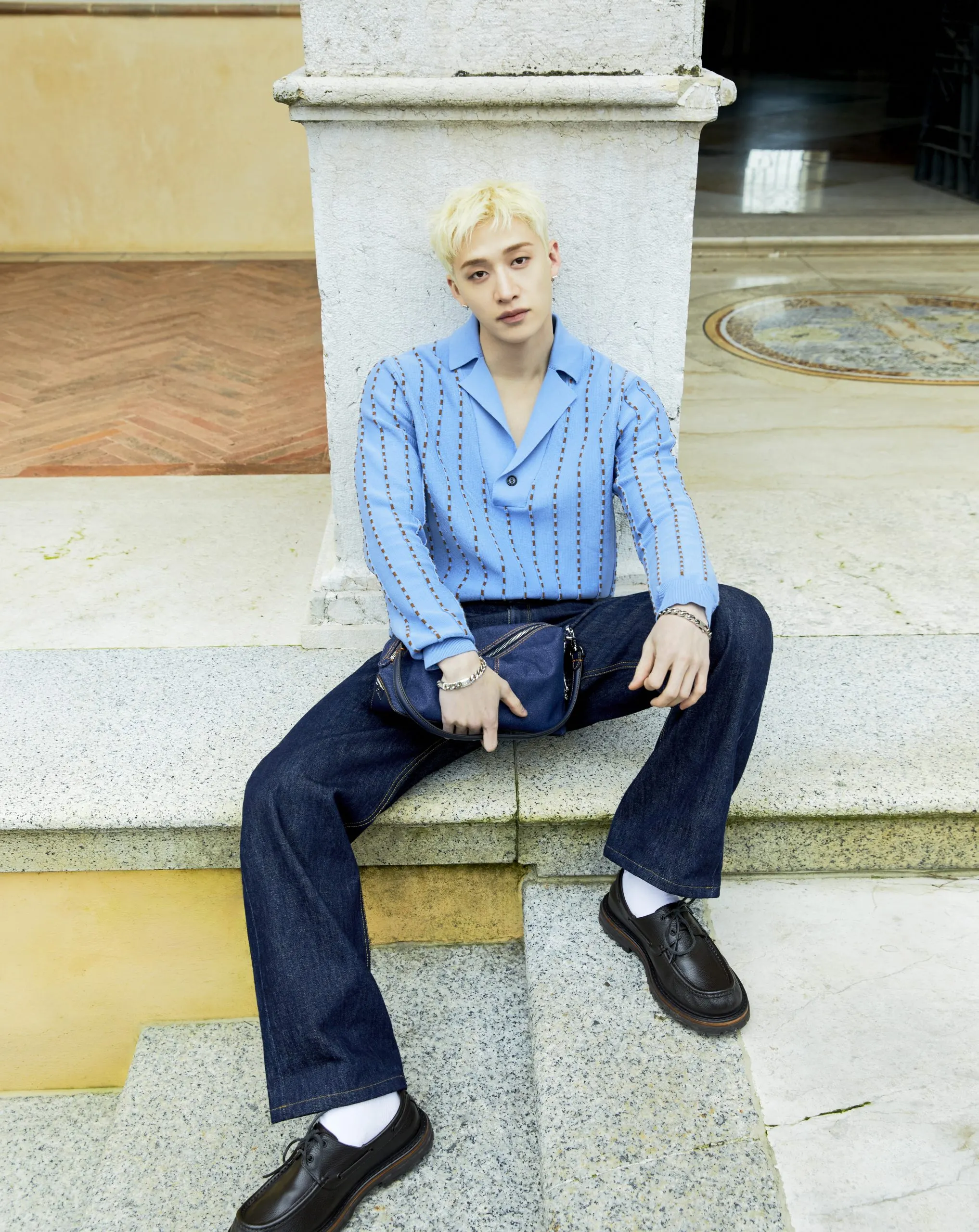 Bang Chan trong chiến dịch FENDI Pre-Collection Thu/Đông 2026