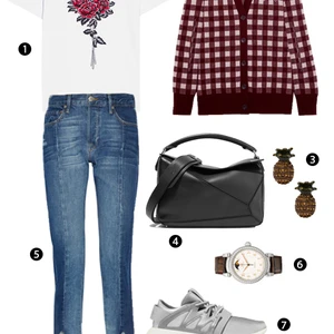 Muôn kiểu mặc đẹp với áo thun trắng 1A