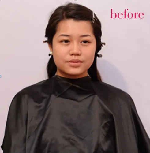 Trước khi trang điểm