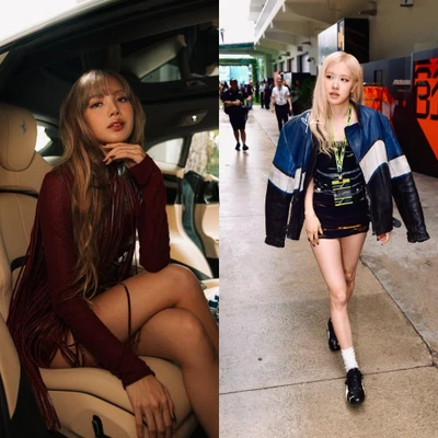 thời trang blackpink tại đường đua F1 Miami 2025