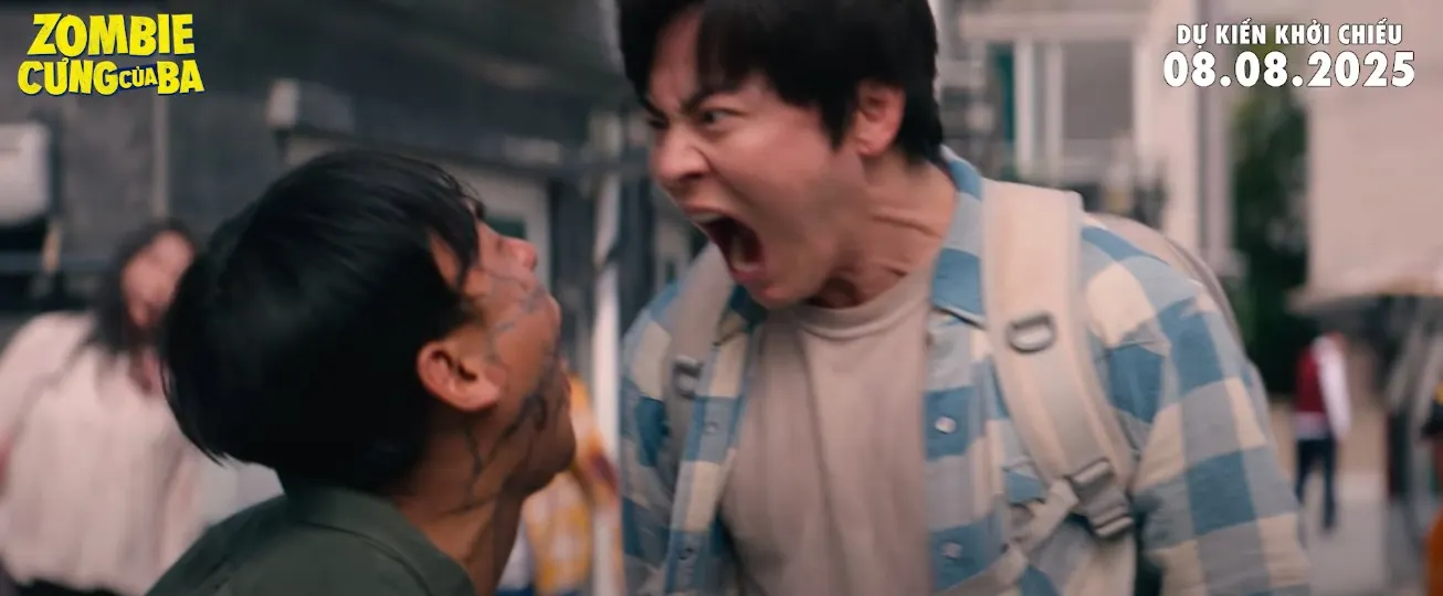 Nhân vật Jung Hwan ngụy trang thành zombie trong Zombie Cưng Của Ba