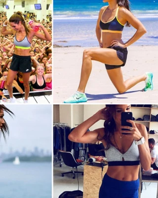 Tập thể hình cùng 18 ngôi sao Fitness trên Instagram