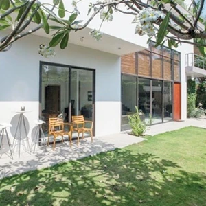 Không gian sống bình yên mang màu xanh của Frederic