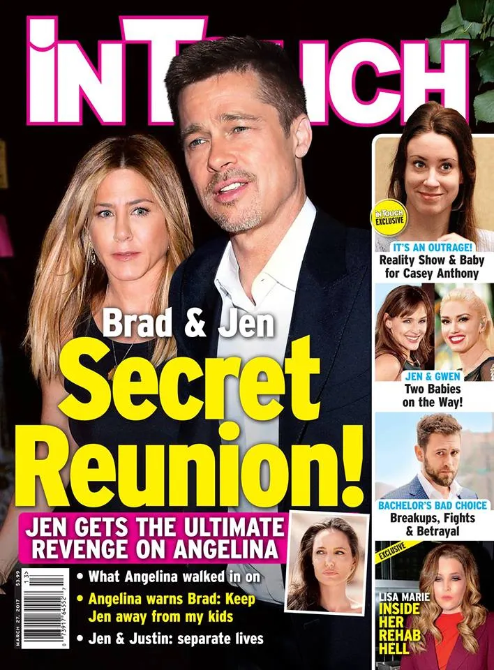 Thực hư tin đồn tái hợp của Brad Pitt và vợ cũ Jenifer Aniston