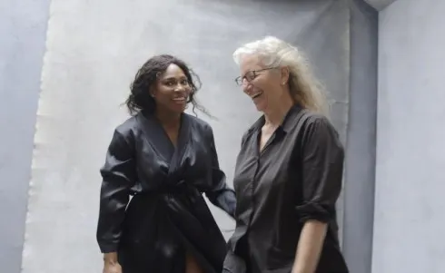 Hậu trường của buổi chụp ảnh tay vợt nữ hàng đầu thế giới Serena Williams.