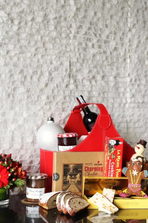 Giỏ quà cao cấp của JW Christmas.