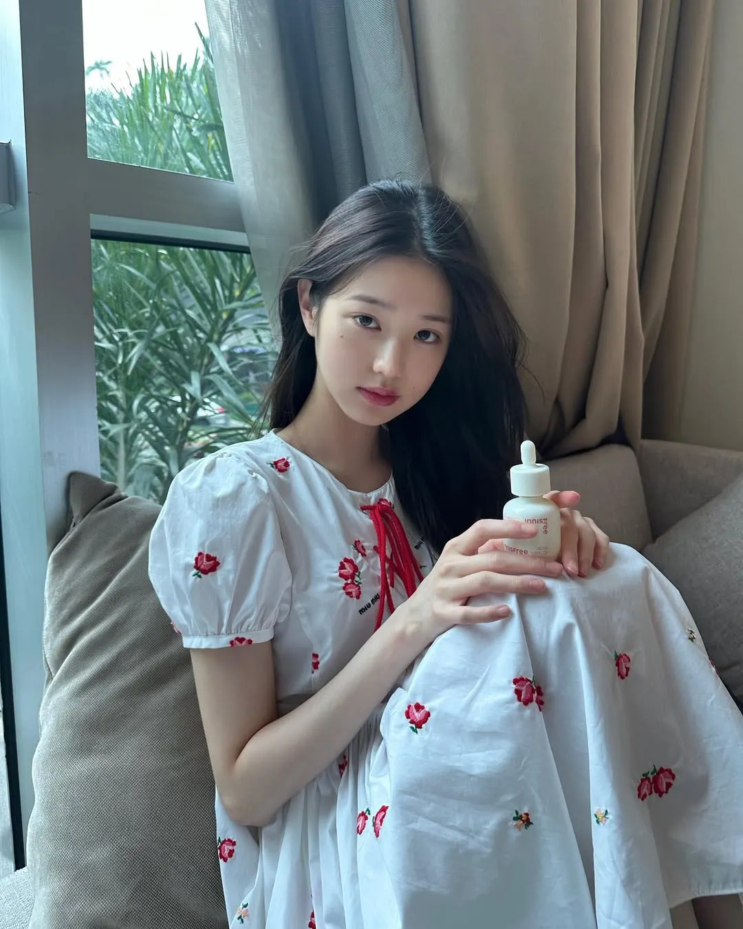 đầm chấm bi búp bê