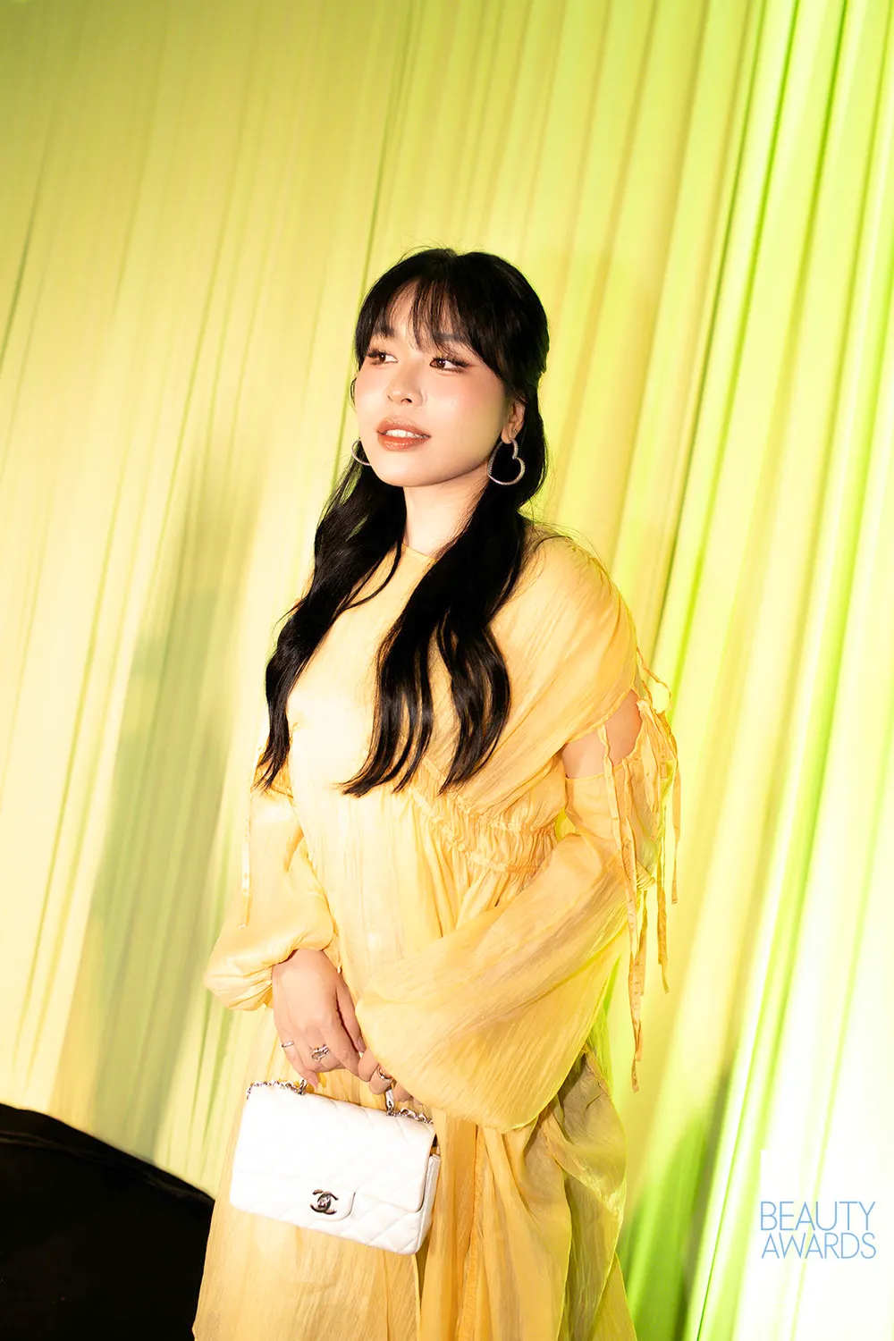 An Phương tại thảm đỏ elle beauty awards 2025