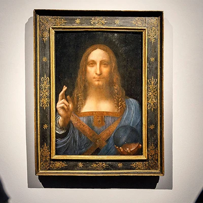 Leonardo di Caprio "đụng độ" Leonardo da Vinci khi đến thưởng thức bức họa đắt nhất thế giới