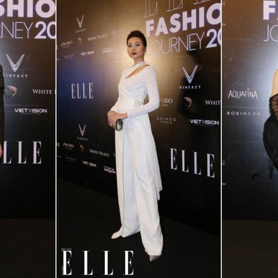 nhân vật thảm đỏ elle fashion show