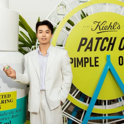 Lương Đỗ ở sự kiện của Kiehl's.