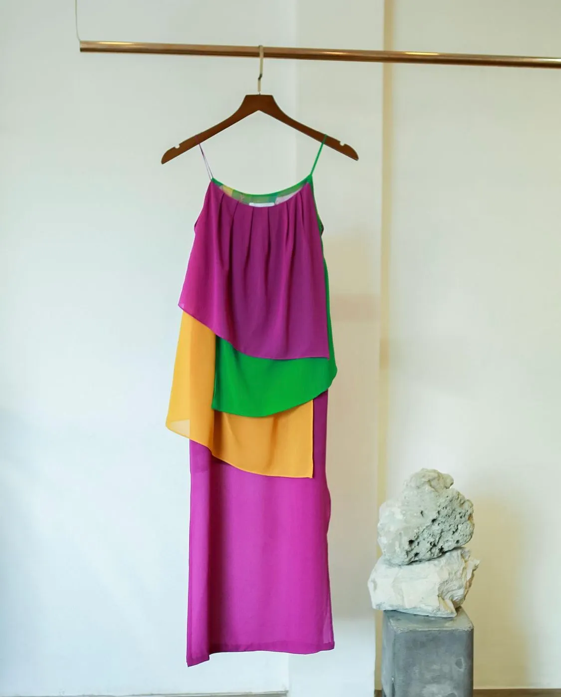 váy lụa nhiều màu Lơ Boutique