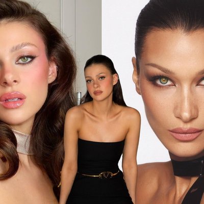 chân mày - Bella Hadid và Nicola Peltz chân mày mỏng