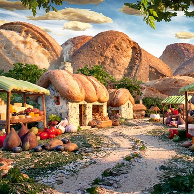 tranh nghệ thuật đồ ăn 25
