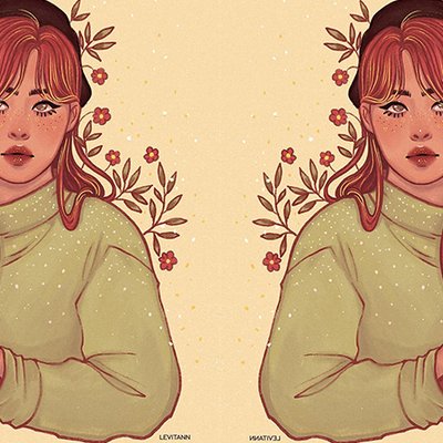 hai cô gái giống nhau đang chơi với mái tóc dài của mình