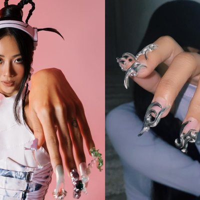 móng tay futuristic nails