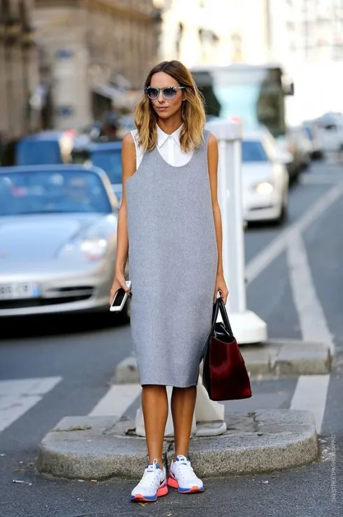 Cách phối đồ với Overall Dress