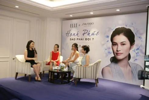Shiseido tổ chức buổi chia sẻ: Hạnh phúc sao phải đợi? ELLE VN