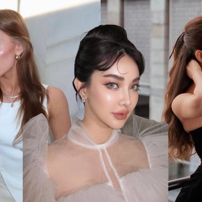 cô gái trang điểm phong cách pearl skin