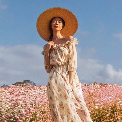 Những món đồ cơ bản phong cách thời trang cottagecore - váy voan hoa